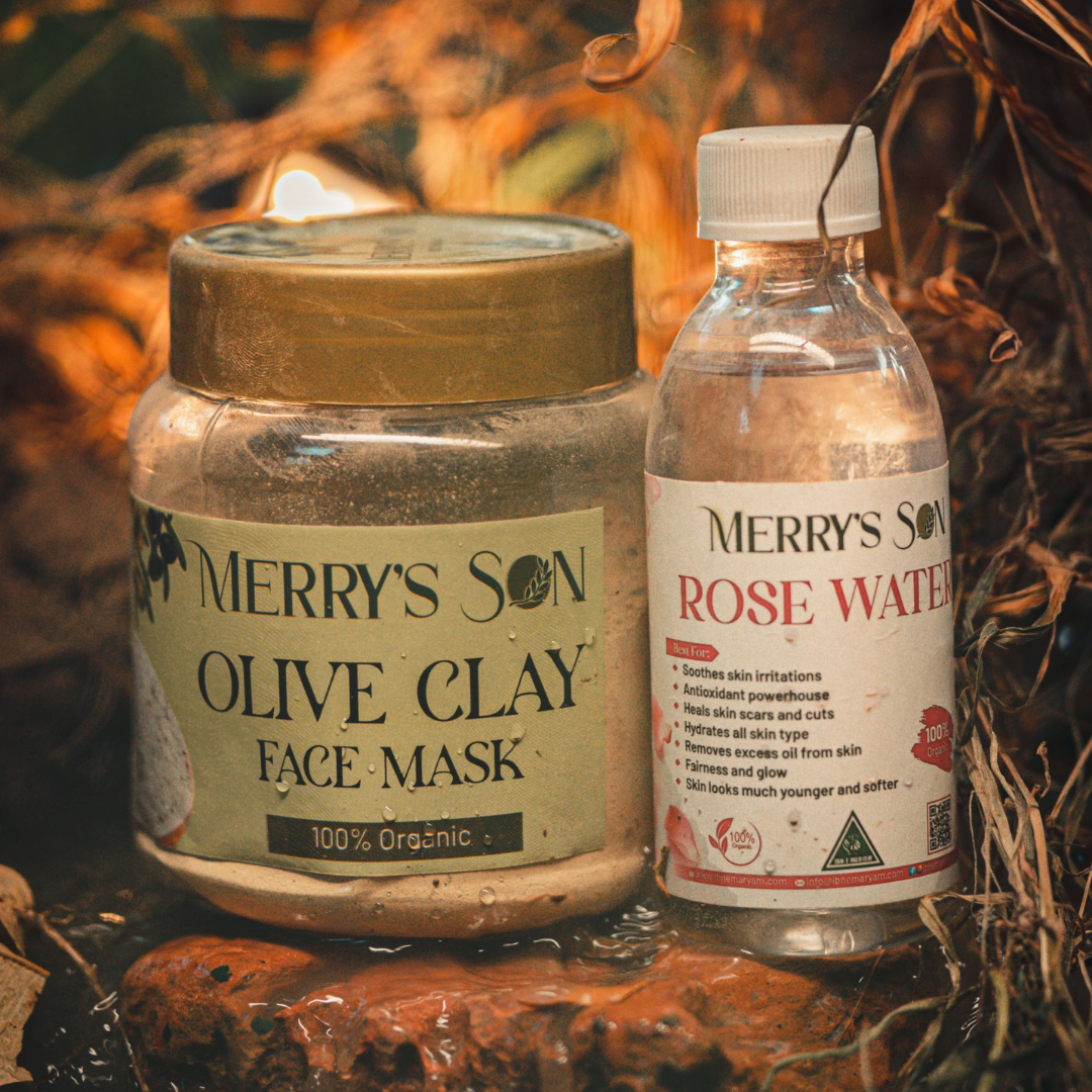 Olive Clay Face Mask