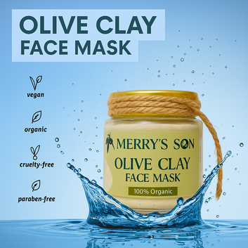 Olive Clay Face Mask – The Ultimate Organic Detox for Radiant Skin - Merry’s Son